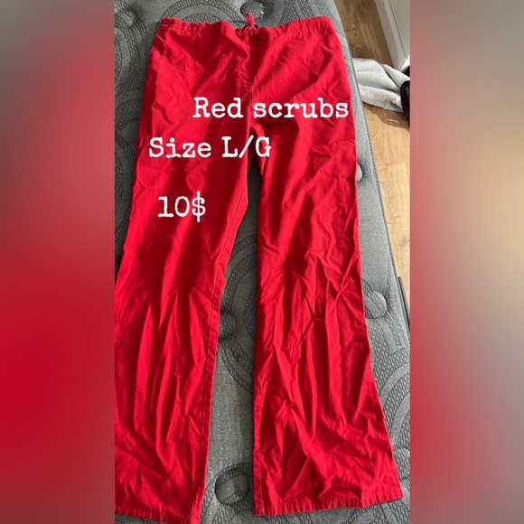 Scrubstar Pants & Jumpsuits Red Nurse Scrubs Poshmark